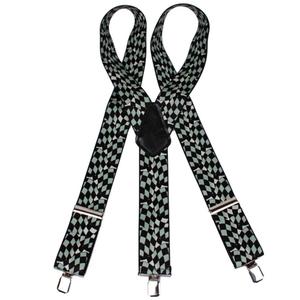 Bretelle con motivo Scacchiera