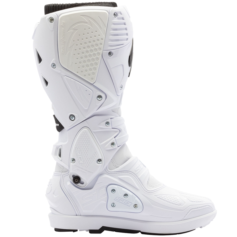 Stivali da moto SiDi Crossfire 3 SRS bianco-nero