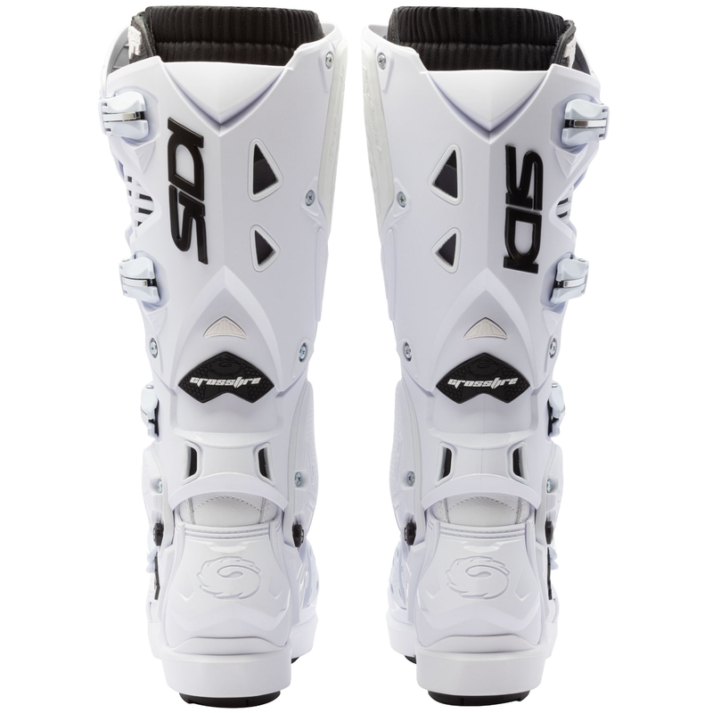 Stivali da moto SiDi Crossfire 3 SRS bianco-nero
