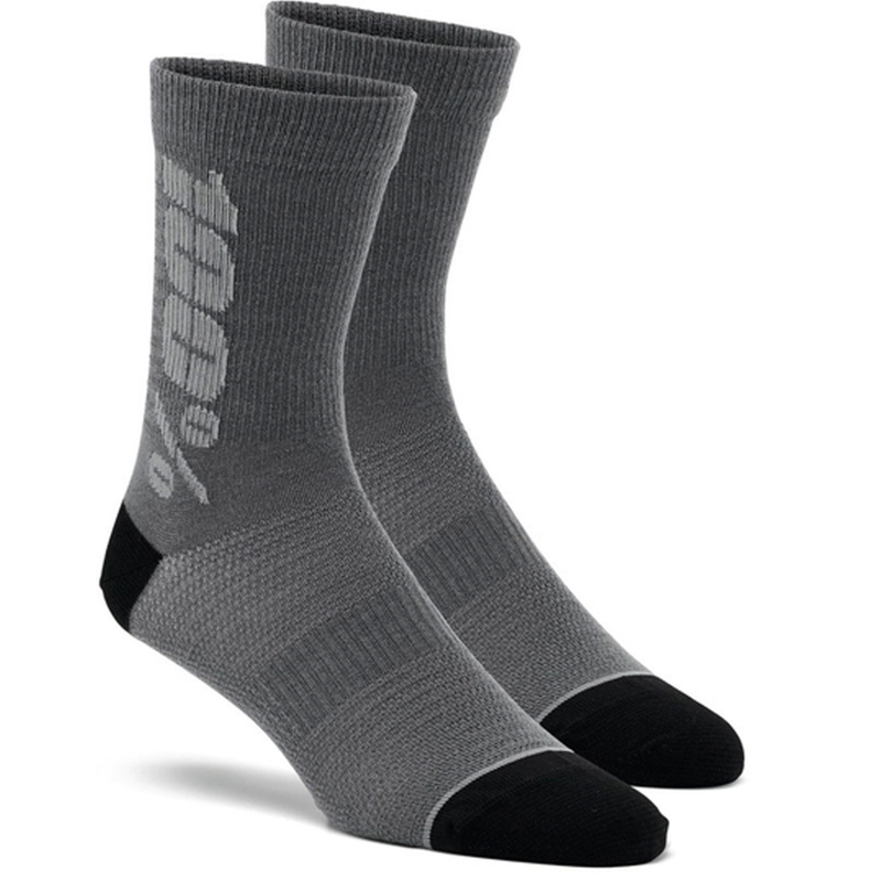Calzini 100% - USA Rythym Merino Wool nero e grigio