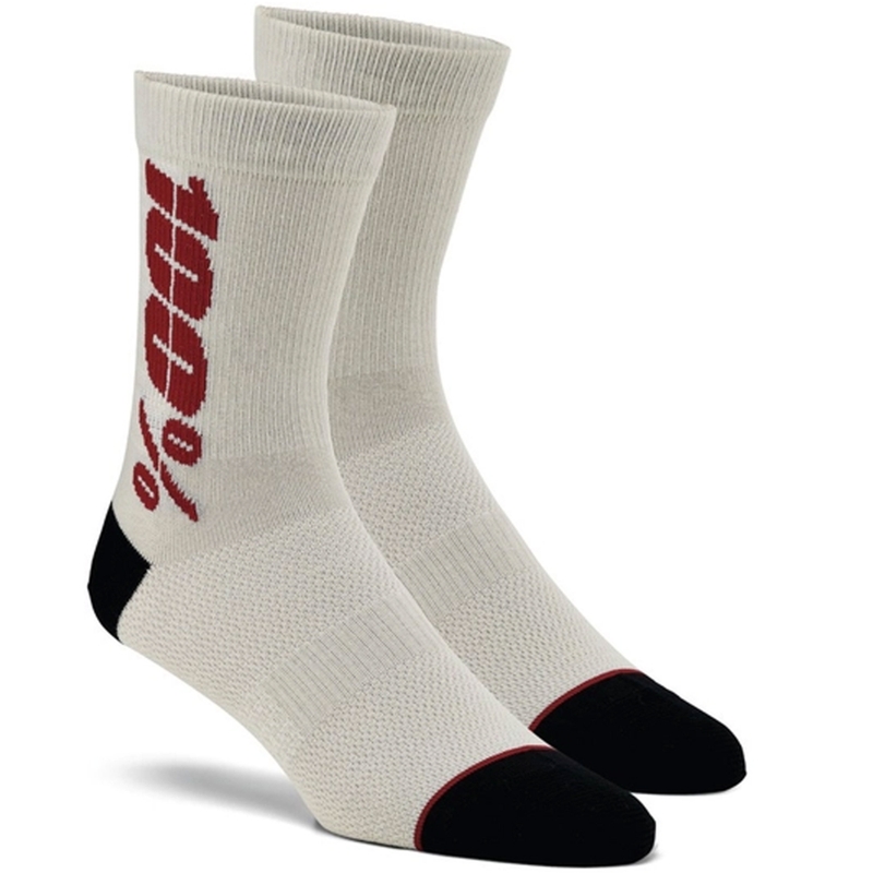 Calzini 100% - USA Rythym Merino Wool rosso argento
