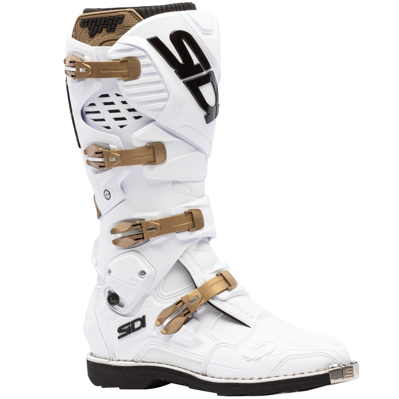 Stivali da moto SiDi Crossfire 3 bianco-bronzo