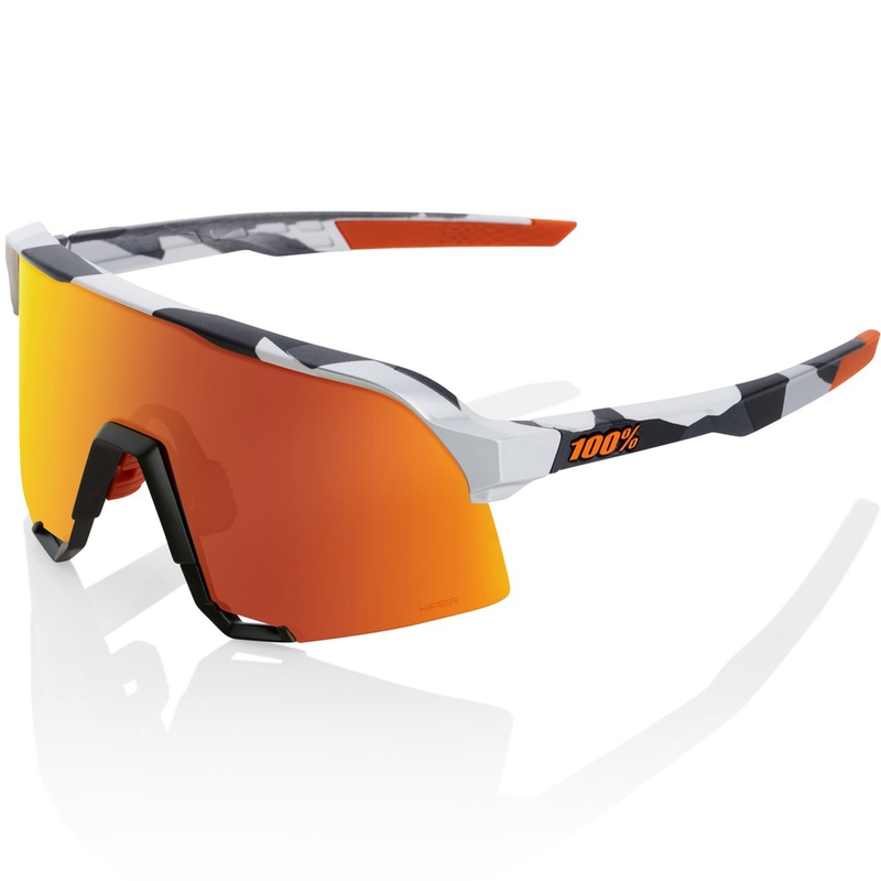 Occhiali da sole 100% S3 HIPER con lente rossa