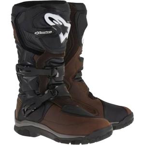Stivali da moto Alpinestars Corozal Adventure Oiled Drystar Marrone e Nero