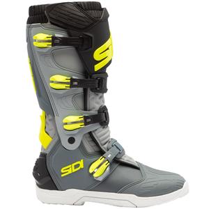 Stivali da moto SiDi X Power SC grigio-giallo fluo