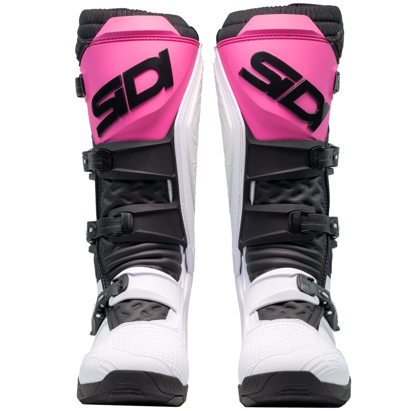 Stivali da moto SiDi X Power SC bianco-nero-rosa