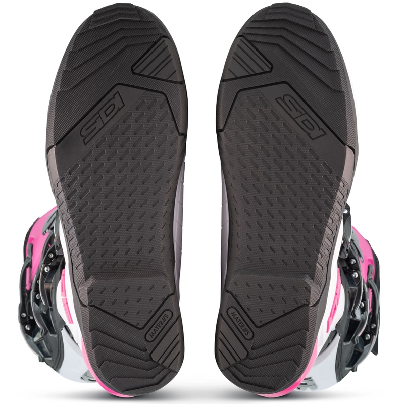 Stivali da moto SiDi X Power SC bianco-nero-rosa