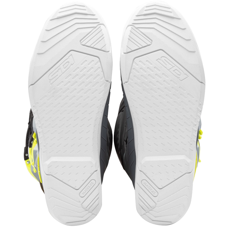 Stivali da moto SiDi X Power SC grigio-giallo fluo