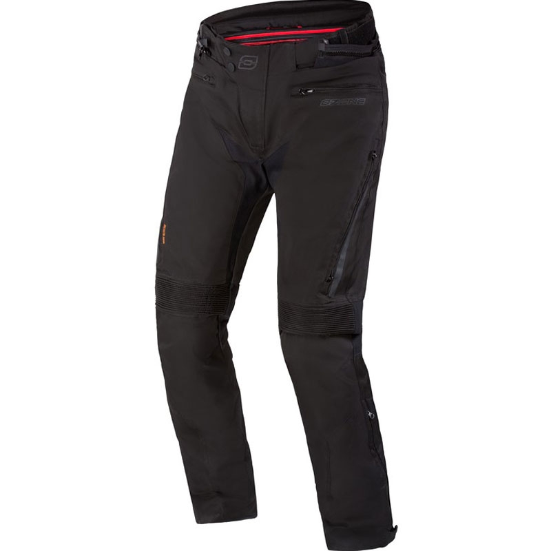 Pantaloni moto accorciati Ozone Vulcan Nero