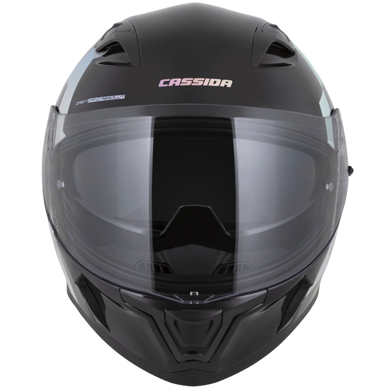 Casco integrale da moto Cassida Orbit Grind Absolut nero-olografico