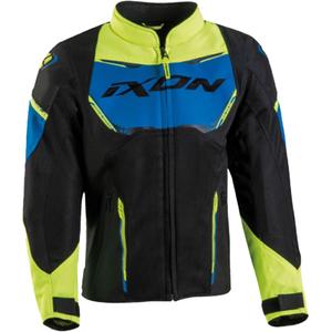 Giacca da moto per bambini IXON Striker Air nero-blu-giallo