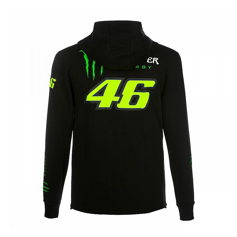 Mikina VR46 Valentino Rossi MONSTER 46 REPLICA FLEECE černá