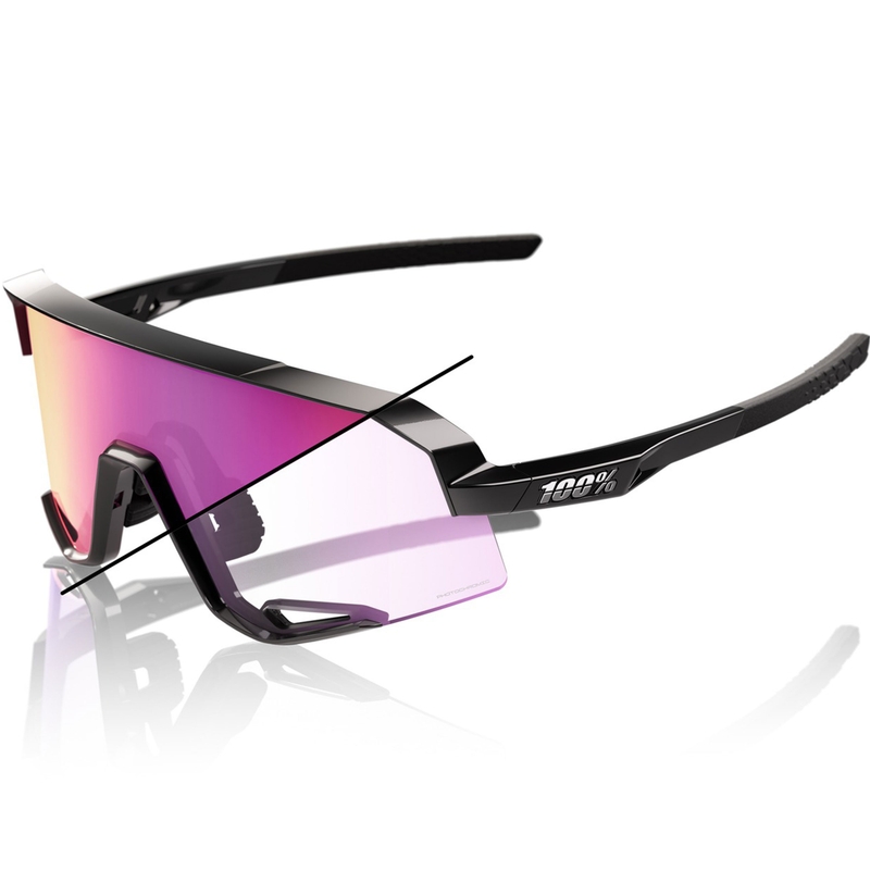 Occhiali da sole 100% Slendale con lenti fotocromatiche viola