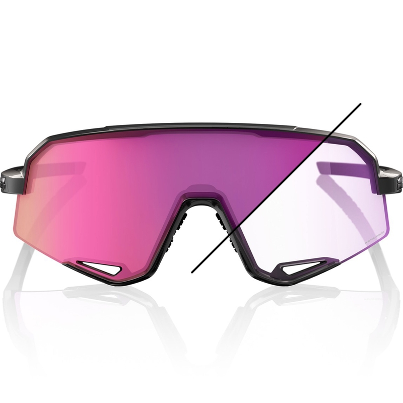 Occhiali da sole 100% Slendale con lenti fotocromatiche viola