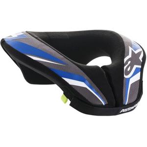Alpinestars Sequence Youth Neck Protector nero, bianco e blu