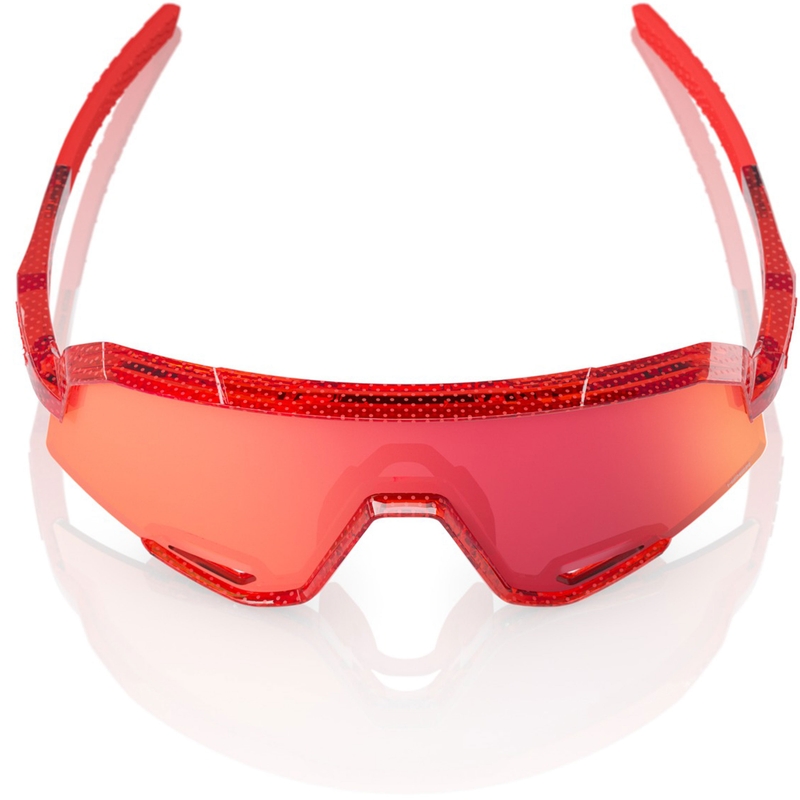Occhiali da sole 100% Slendale con lenti HIPER rosso fuoco