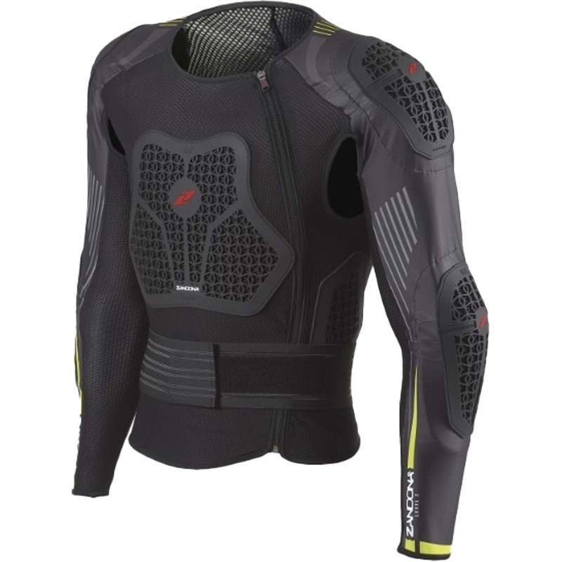Protezione corpo Zandona Netcube X7 nero-giallo fluo 170-179 cm