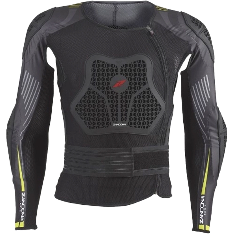 Protezione corpo Zandona Netcube X7 nero-giallo fluo 170-179 cm