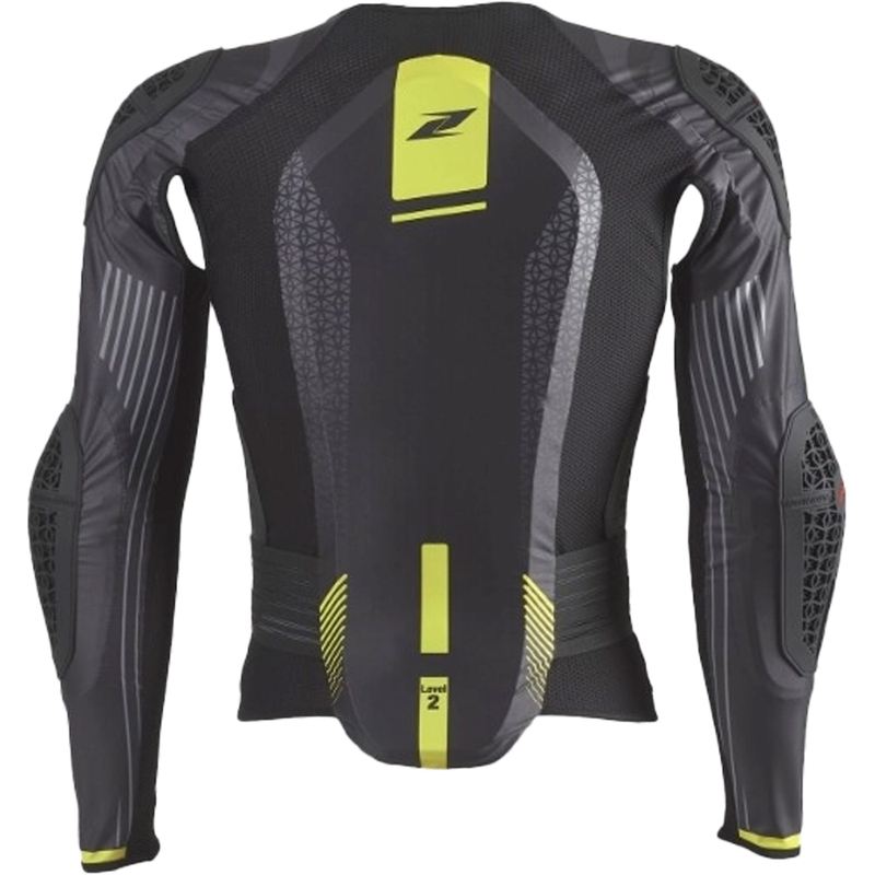 Protezione corpo Zandona Netcube X7 nero-giallo fluo 170-179 cm