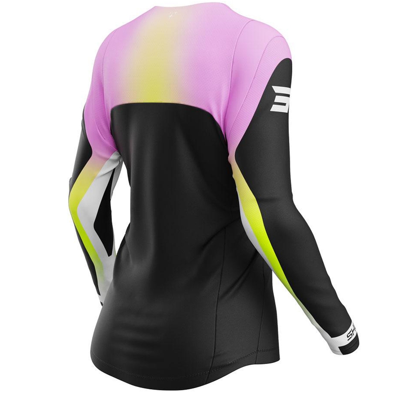 Maglia da motocross da donna Shot Contact Nebula rosa