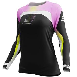 Maglia da motocross da donna Shot Contact Nebula rosa