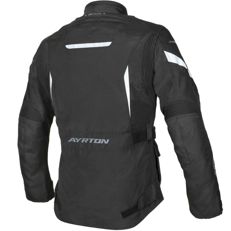 Giacca da moto da donna Ayrton Teressa II nero-grigio