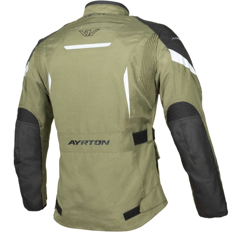 Giacca da moto da donna Ayrton Teressa II verde scuro