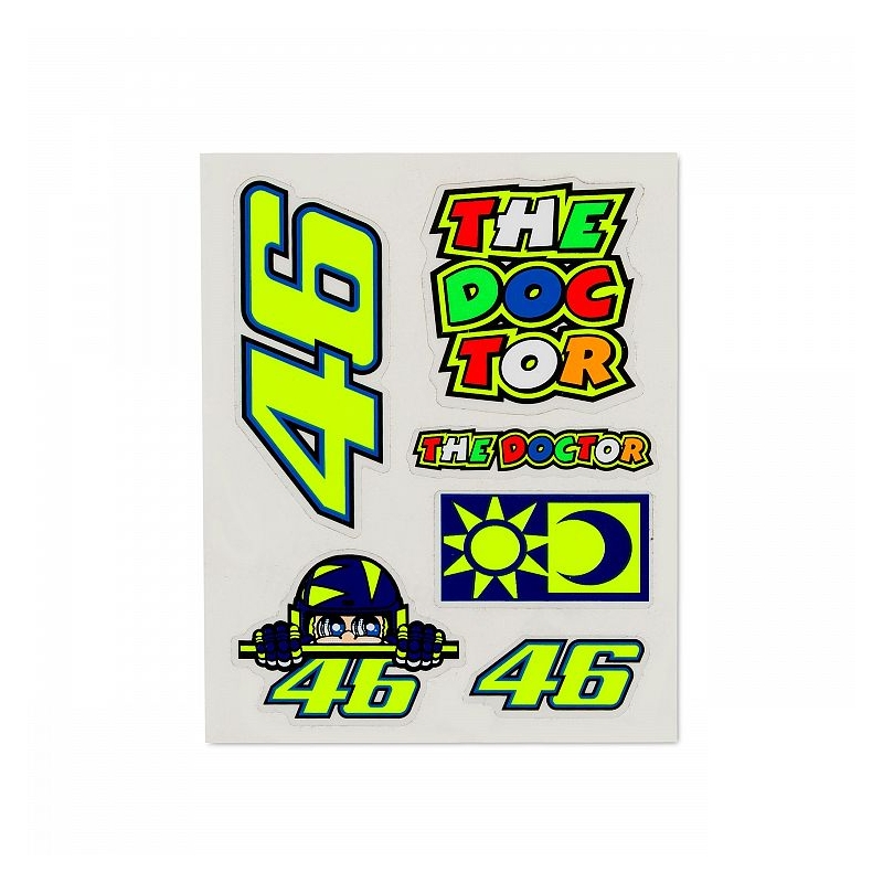Nálepky VR46 Valentino Rossi SET malé