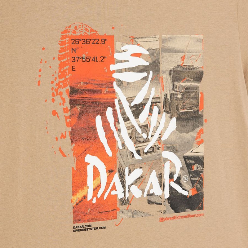 Maglietta Dakar DES 2025 sabbia