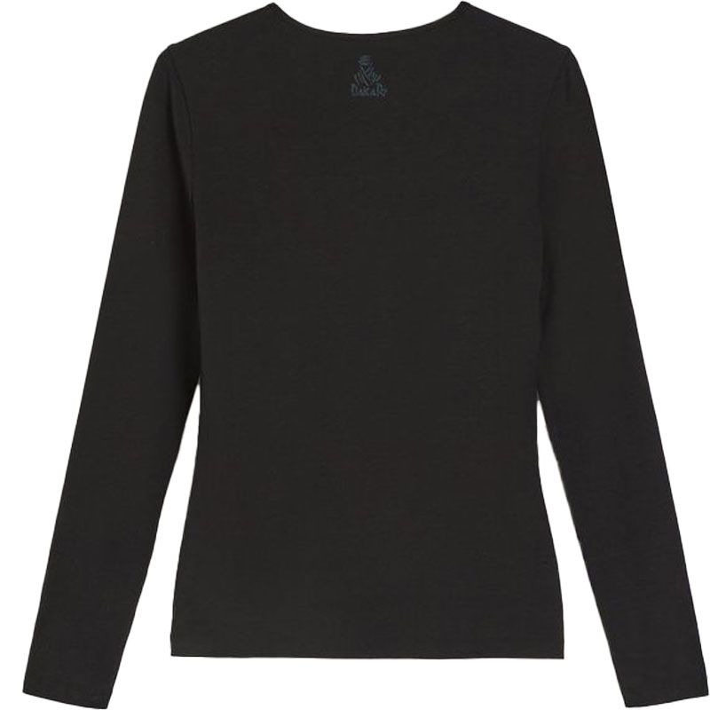Maglietta Dakar DKR Zipp da donna nera