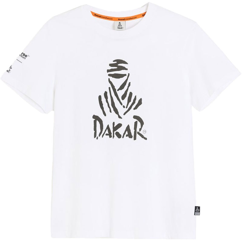 Maglietta Dakar LOGO 256 bianca