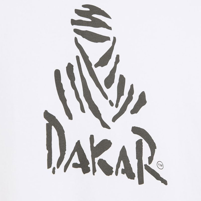 Maglietta Dakar LOGO 256 bianca