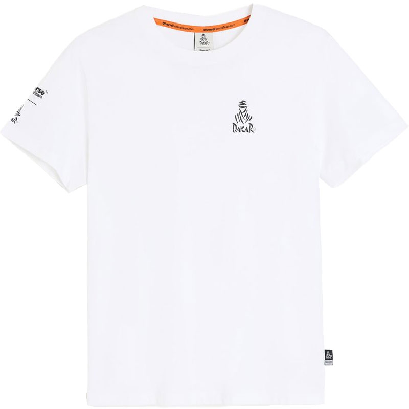 T-shirt Dakar LOGO SM 256 bianca
