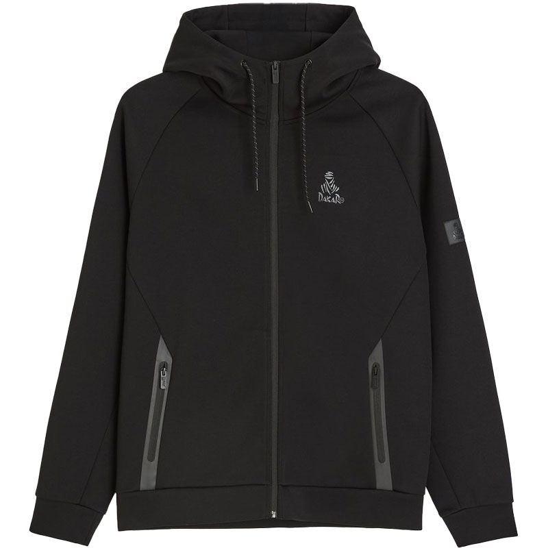 Felpa con cappuccio Dakar VIP Frontier 3 nera