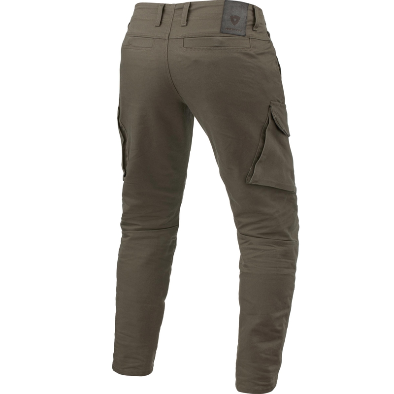 Jeans da moto Revit Cargo 2 TF Extra Cropped color cachi