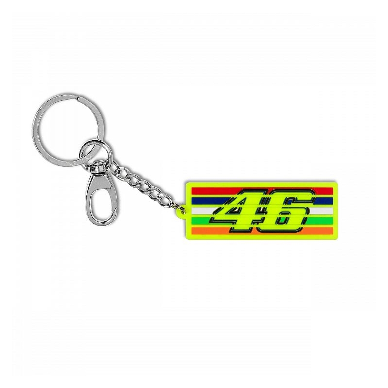 Klíčenka VR46 Valentino Rossi STRIPES žlutá