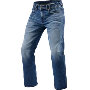 Jeans da moto Revit Philly 3 LF Extra Cropped blu lavato
