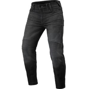Jeans da moto Revit Moto 2 TF Extra Cropped, grigio scuro lavato