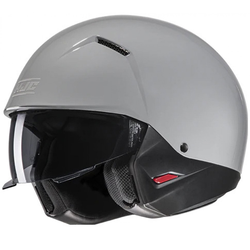 Casco jet con maschera HJC i20N Solid grigio