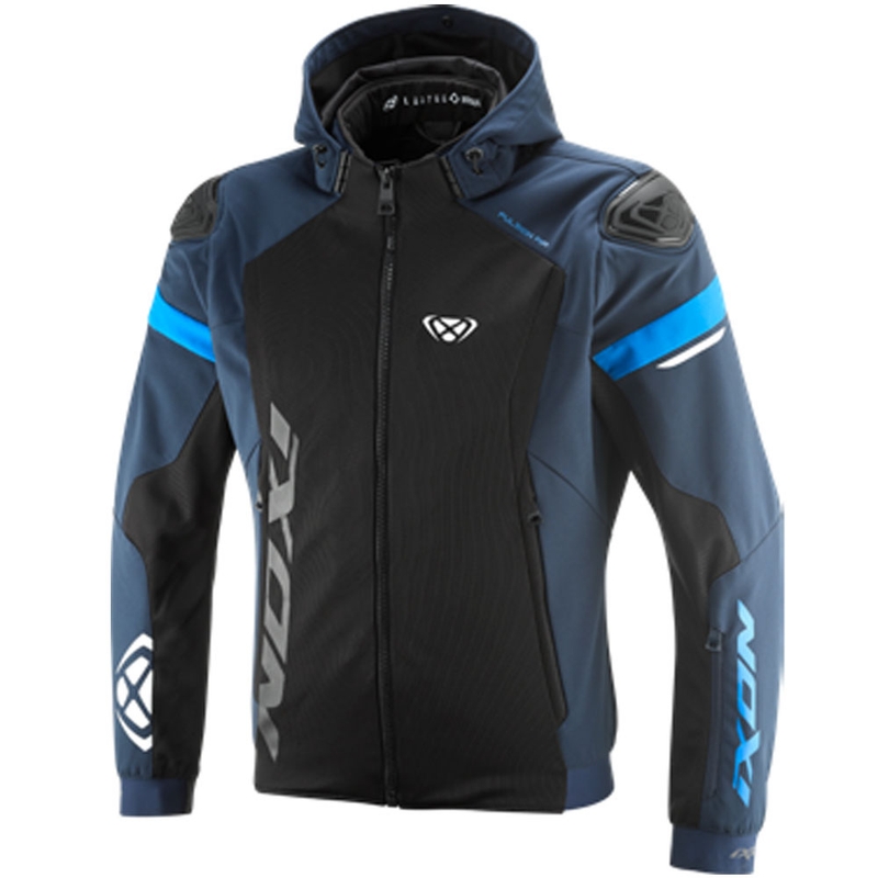 Giacca da moto IXON Pulsion Air nera-blu