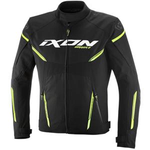 Giacca da moto IXON Striker 2 nero-giallo fluo