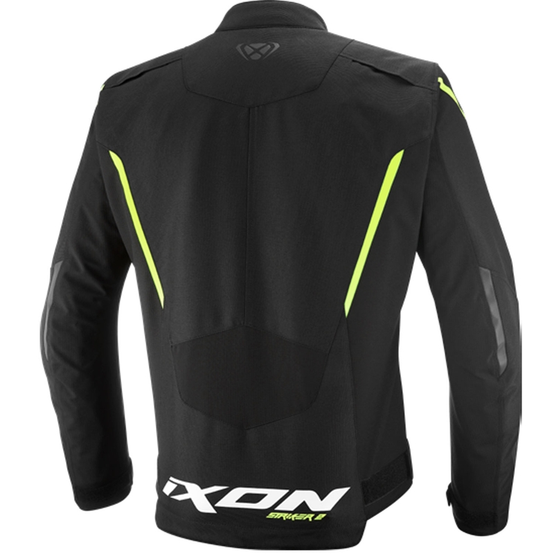 Giacca da moto IXON Striker 2 nero-giallo fluo