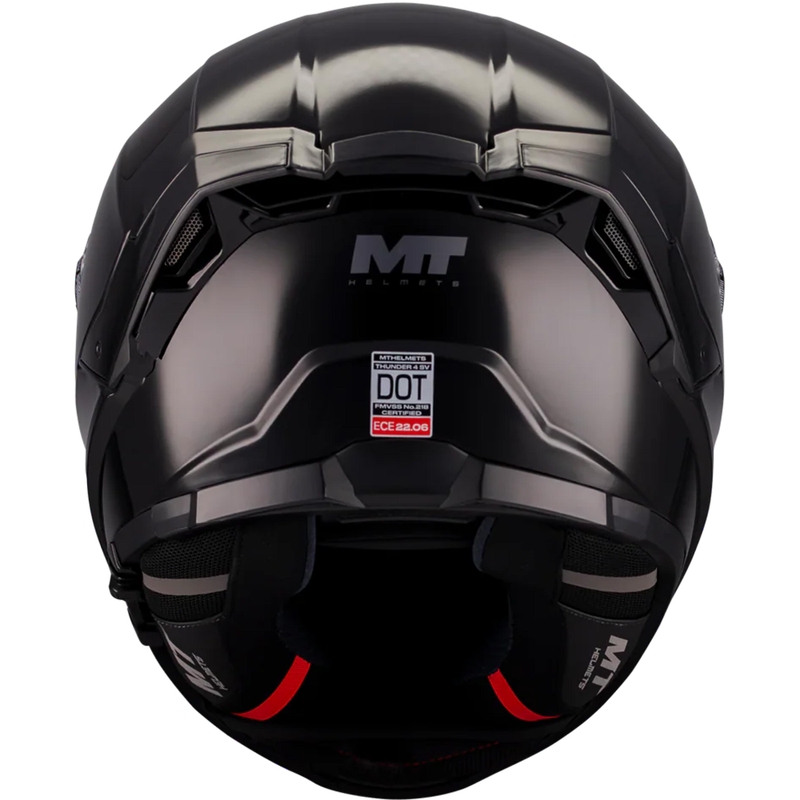 Casco integrale da moto MT Thunder 4 SV Pure A1 nero