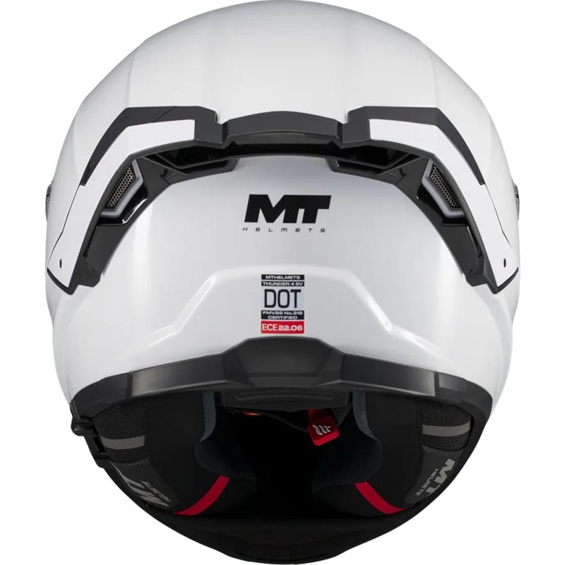 Casco integrale da moto MT Thunder 4 SV Pure A0 bianco
