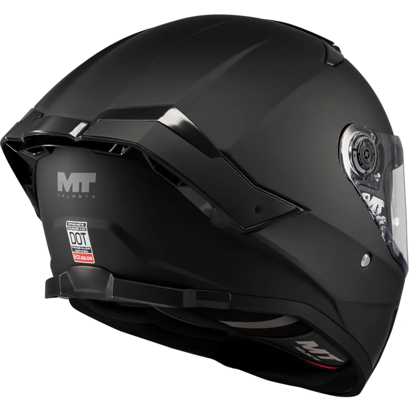 Casco integrale da moto MT Thunder 4 SV Pure A1 nero opaco