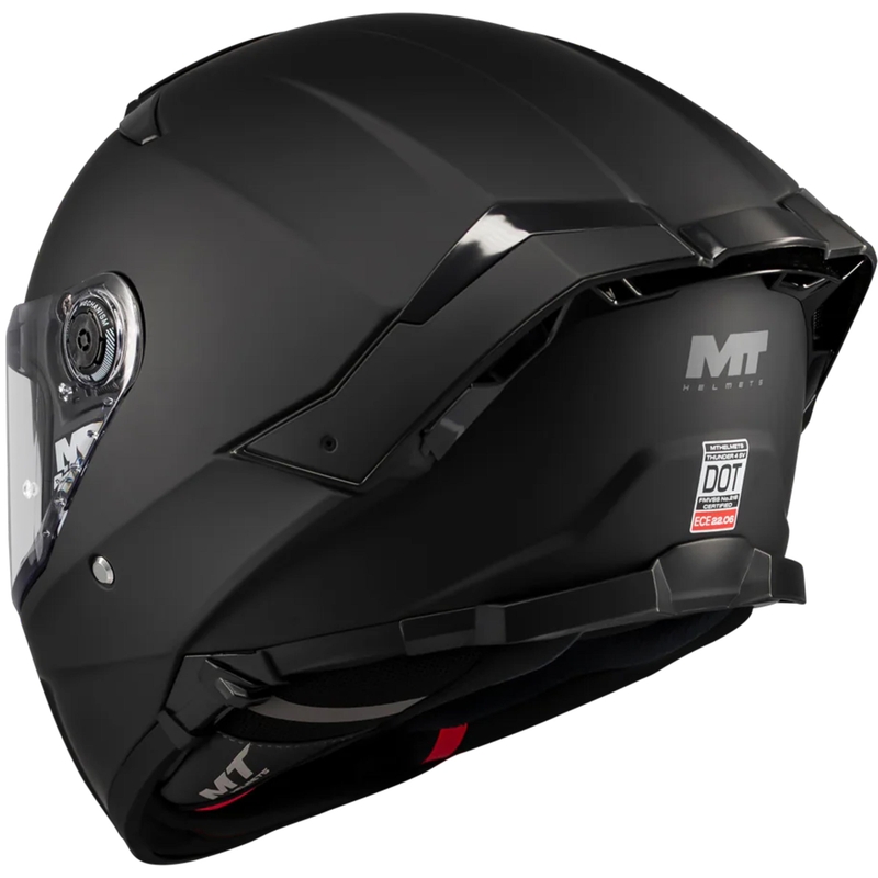 Casco integrale da moto MT Thunder 4 SV Pure A1 nero opaco