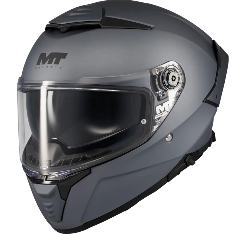 Casco integrale da moto MT Thunder 4 SV Pure A2 grigio opaco