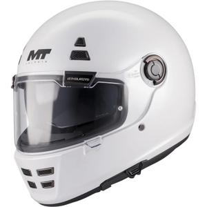 Casco integrale da moto MT Jarama SV Pure A0 bianco