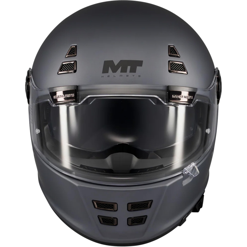 Casco integrale da moto MT Jarama SV Pure A2 grigio opaco