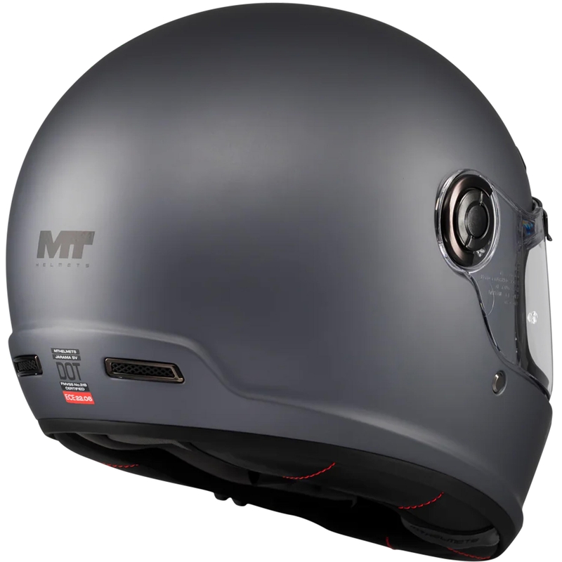Casco integrale da moto MT Jarama SV Pure A2 grigio opaco
